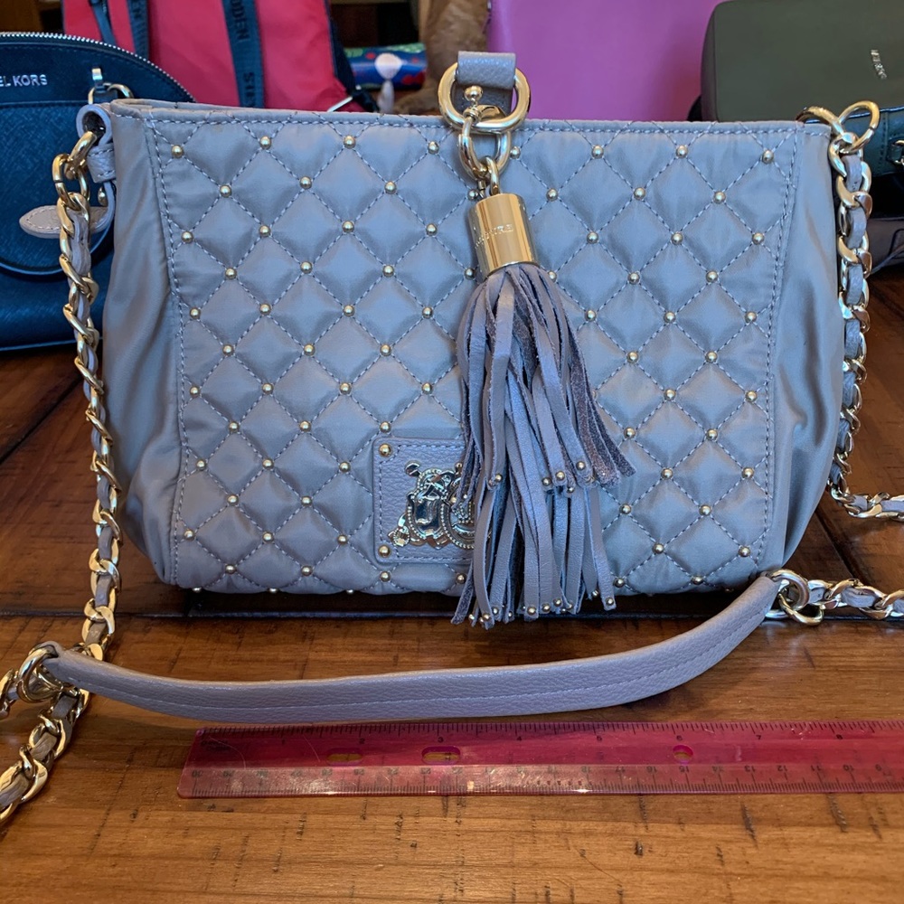 Juicy couture tan crossbody purse